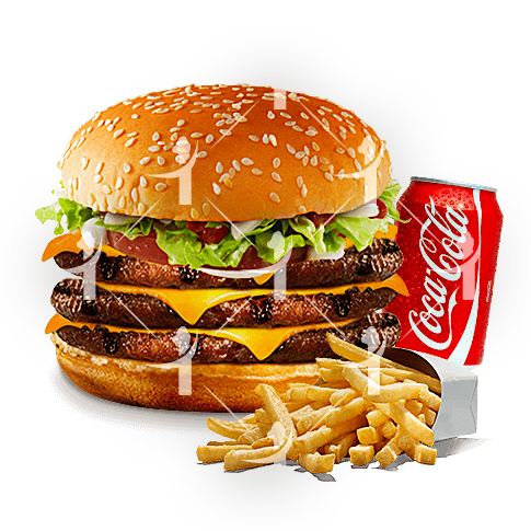 Burger Triple Grill