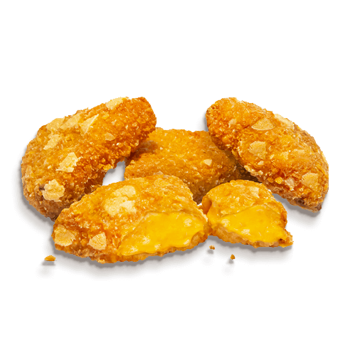 Nacho cheese triangles